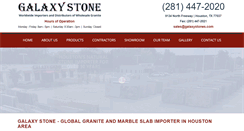 Desktop Screenshot of galaxystones.com