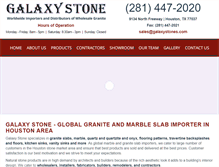 Tablet Screenshot of galaxystones.com